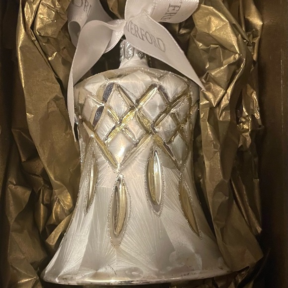 Waterford Lismore Holiday Heirloom ICE BELL. Ornament.  Lismore Since 1952. - Picture 7 of 12